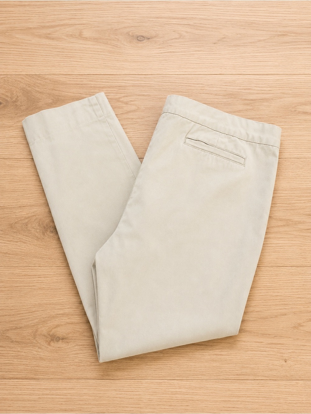 Lands’ End Women’s Khaki Straight Leg Pants Size 18